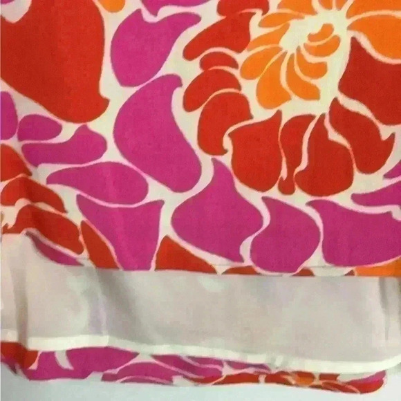 Women’s Brand New Banana Republic Tank in Gorgeous Pink & Orange Design Size  14 - Picture 5 of 7